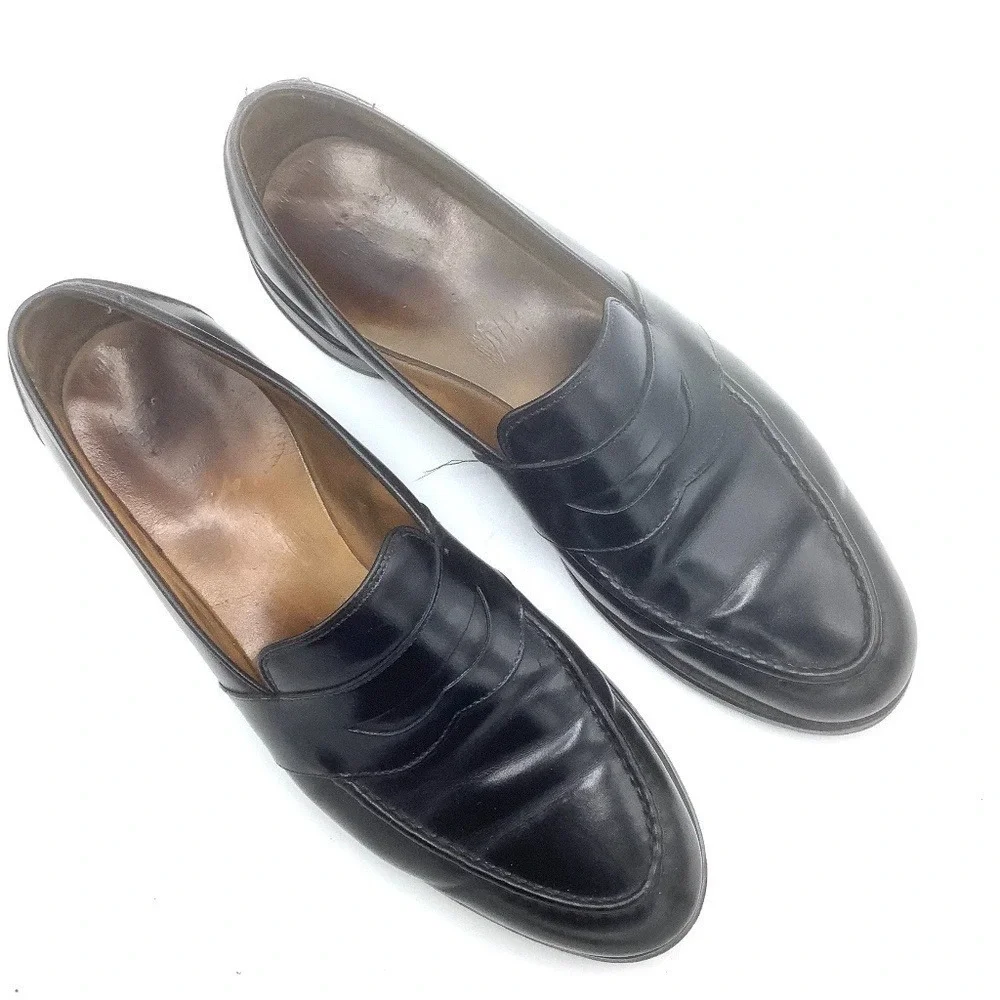 Allen Edmonds Randolph Shell Cordovan Penny Loafer Shoes Size 11.5 MSRP $750‎
